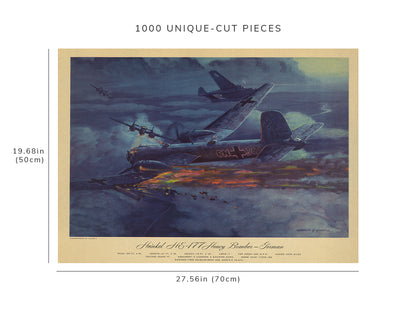 1000 piece puzzle - 1946 | Heinkel HE | 177 Heavy Bomber | Charles Hubbell | Family Entertainment
