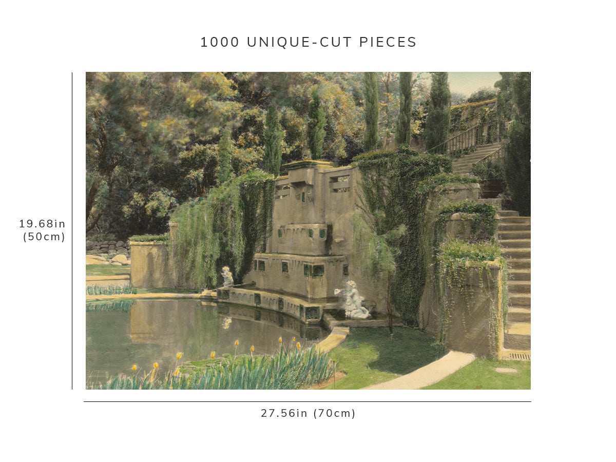 1000 piece puzzle - 1915 | Rock Garden | Mr. Gamble's Home | Pasadena, California | CA