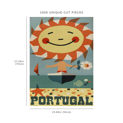 1000 piece puzzle - 1959 | Portugal | Family Entertainment | Jigsaw Puzzle Game for Adults | Jigsaw games