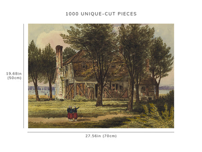 1000 piece puzzle - Moore House, Yorktown, Virginia | American Civil War | William McIlvaine | Zouaves