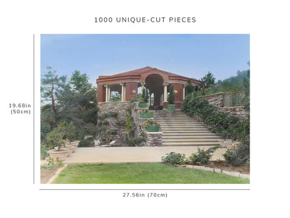 1000 piece puzzle - 1920 | Rock Rose | Edward K. Rowland house | 200 Pine Tree Road, Radnor, Pennsylvania