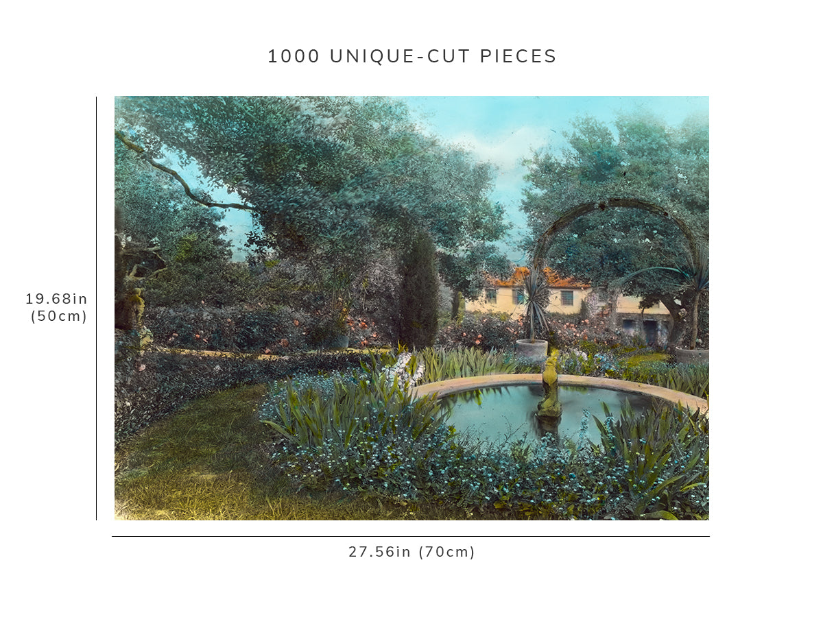 1000 piece puzzle - 1923 | El Cerritto | Edward Larned Ryerson Jr. house | Hot Springs Road, Santa Barbara, Ca