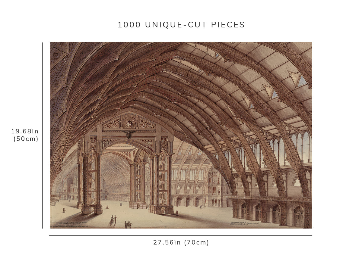 1000 piece puzzle - 1873 | Centennial Exhibition Building, Philadelphia, Pa.