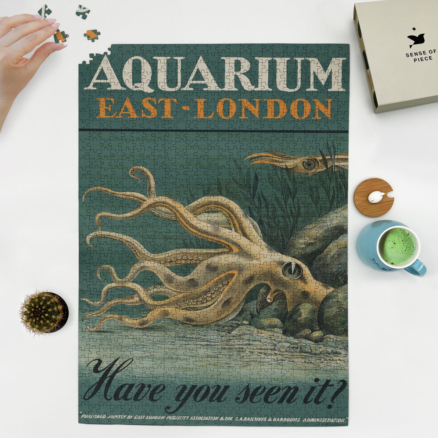 1000 piece puzzle 1939 Aquarium East-London Have you seen it? Family Entertainment Jigsaw games