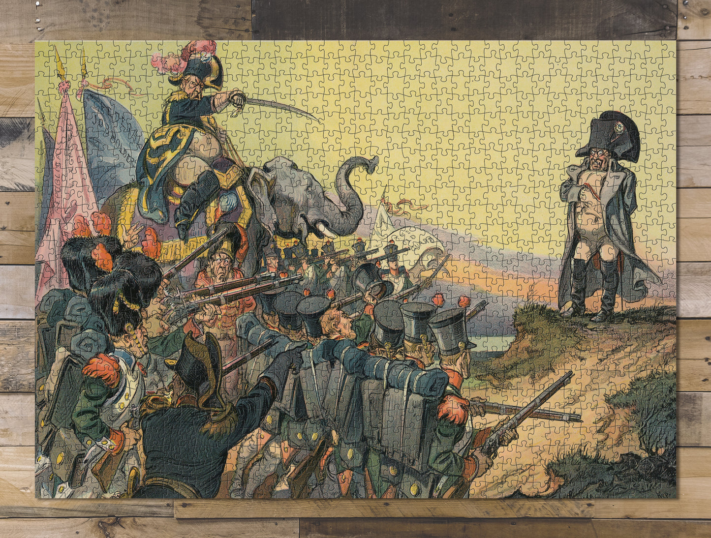 1000 piece puzzle 1912 Photo of Puck Will the history of Napolean's return repeat itself? Keppler