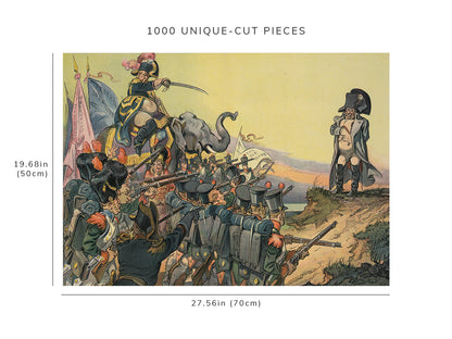 1000 piece puzzle - 1912 | Photo of Puck | Will the history of Napolean's return repeat itself? | Keppler