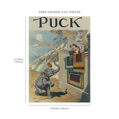 1000 piece puzzle - 1912 | Photo of Puck | Hail, Caesar! We are about to die salute thee! | Ralph Wilder