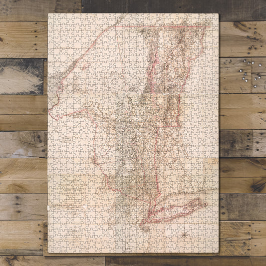1000 Piece Jigsaw Puzzle 1779 Map of London A chorographical Map of the province of New